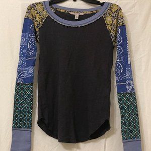 Long Sleeved Patched t